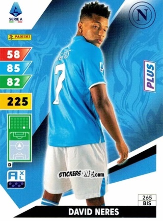 Figurina David Neres - Calciatori 2024-2025. Adrenalyn XL
 n. 265bis - Panini