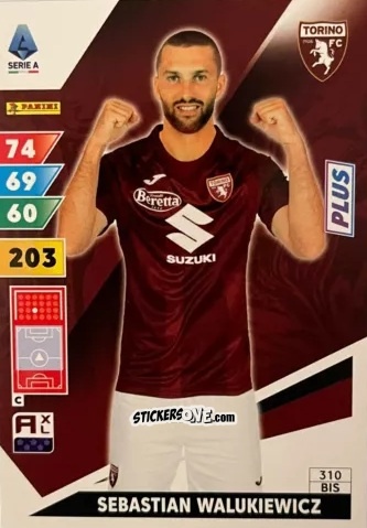 Cromo Sebastian Walukiewicz - Calciatori 2024-2025. Adrenalyn XL
 n. 310bis - Panini
