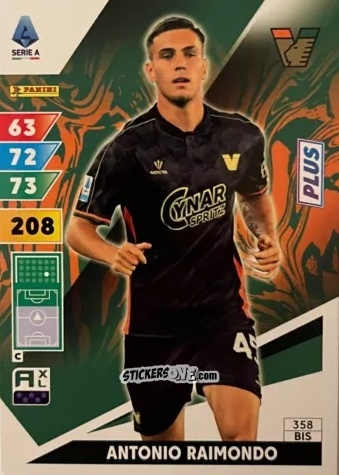 Sticker Antonio Raimondo - Calciatori 2024-2025. Adrenalyn XL
 n. 358bis - Panini