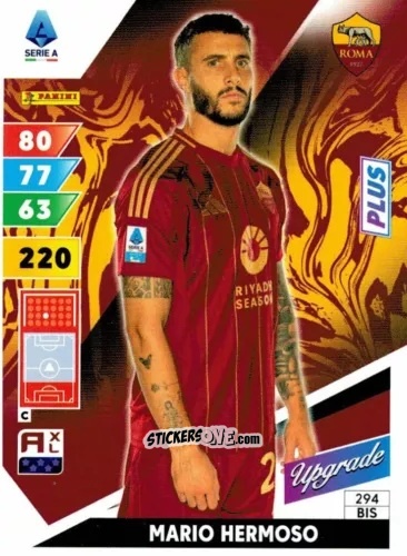 Sticker Mario Hermoso - Calciatori 2024-2025. Adrenalyn XL
 n. U294bis - Panini