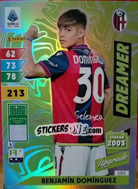 Sticker Benjamin Dominguez - Calciatori 2024-2025. Adrenalyn XL
 n. U2 - Panini