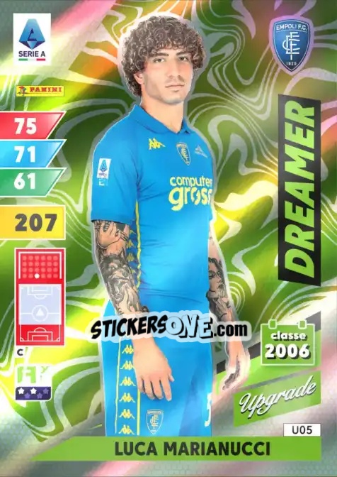 Figurina Luca Marianucci - Calciatori 2024-2025. Adrenalyn XL
 n. U5 - Panini
