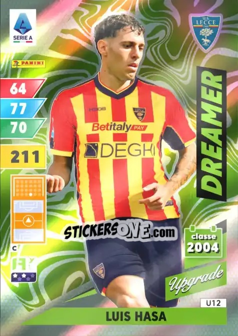 Figurina Luis Hasa - Calciatori 2024-2025. Adrenalyn XL
 n. U12 - Panini