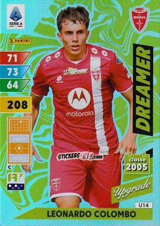 Sticker Leonardo Colombo - Calciatori 2024-2025. Adrenalyn XL
 n. U14 - Panini
