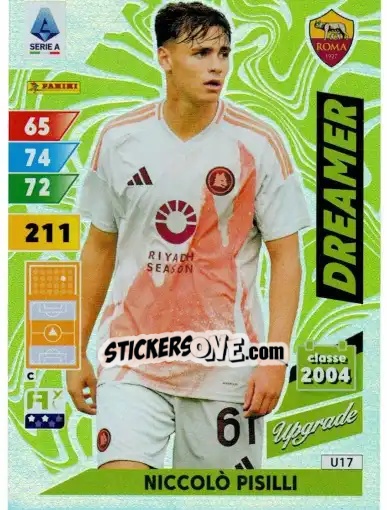 Sticker Niccolo Pisilli - Calciatori 2024-2025. Adrenalyn XL
 n. U17 - Panini
