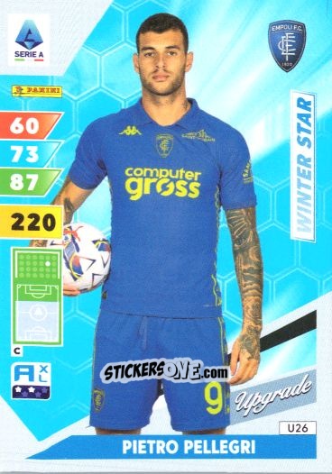 Cromo Pietro Pellegri - Calciatori 2024-2025. Adrenalyn XL
 n. U26 - Panini