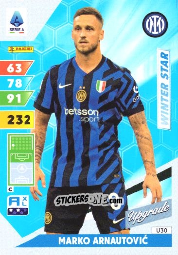 Cromo Marko Arnautovic - Calciatori 2024-2025. Adrenalyn XL
 n. U30 - Panini