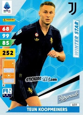 Figurina Teun Koopmeiners - Calciatori 2024-2025. Adrenalyn XL
 n. U31 - Panini