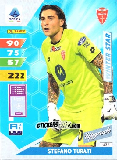 Sticker Stefano Turati - Calciatori 2024-2025. Adrenalyn XL
 n. U35 - Panini