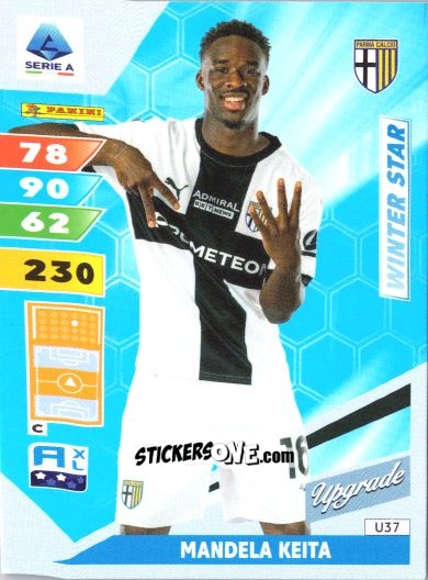 Cromo Mandela Keita - Calciatori 2024-2025. Adrenalyn XL
 n. U37 - Panini