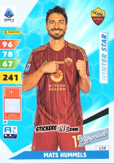 Figurina Mats Hummels - Calciatori 2024-2025. Adrenalyn XL
 n. U38 - Panini