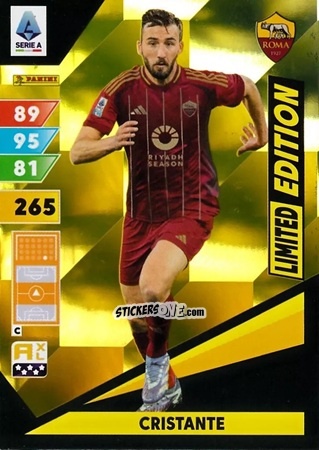 Figurina Cristante - Calciatori 2024-2025. Adrenalyn XL
 n. LE-CR - Panini