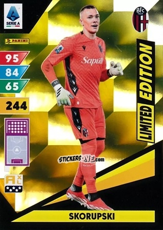 Figurina Skorupski - Calciatori 2024-2025. Adrenalyn XL
 n. LE-SK - Panini