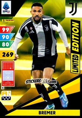 Cromo Bremer - Calciatori 2024-2025. Adrenalyn XL
 n. LE-BR - Panini
