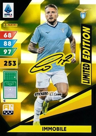 Figurina Immobile Firma - Calciatori 2024-2025. Adrenalyn XL
 n. LE-IMS - Panini