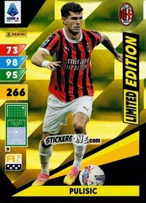 Cromo Pulisic - Calciatori 2024-2025. Adrenalyn XL
 n. LE-PU - Panini