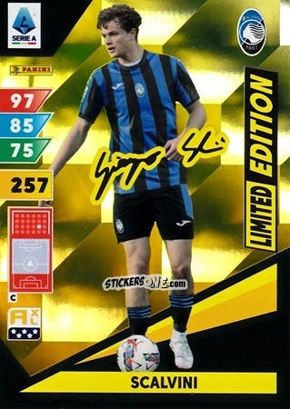 Cromo Scalvini Firma - Calciatori 2024-2025. Adrenalyn XL
 n. LE-SCS - Panini