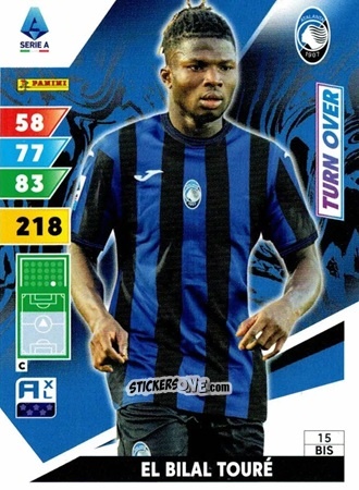 Sticker El Bilal Toure - Calciatori 2024-2025. Adrenalyn XL
 n. 15bis - Panini