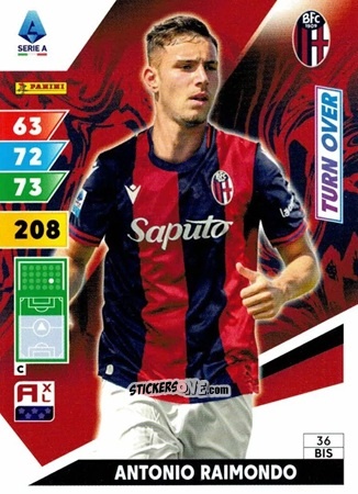 Sticker Antonio Raimondo - Calciatori 2024-2025. Adrenalyn XL
 n. 36bis - Panini
