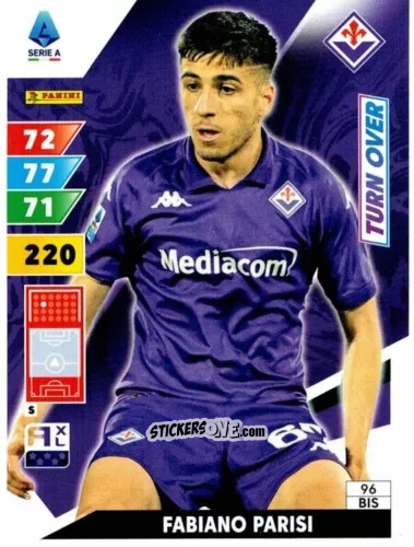 Sticker Fabiano Parisi - Calciatori 2024-2025. Adrenalyn XL
 n. 96bis - Panini