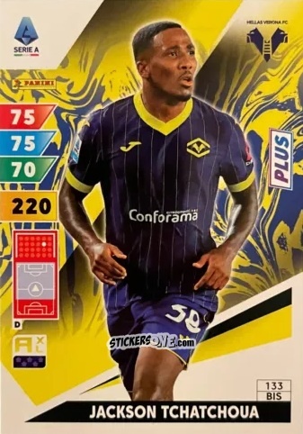 Sticker Jackson Tchatchoua - Calciatori 2024-2025. Adrenalyn XL
 n. 133bis - Panini