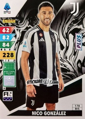 Sticker Nico Gonzalez - Calciatori 2024-2025. Adrenalyn XL
 n. 178-bis - Panini