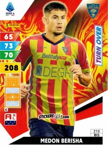 Sticker Medon Berisha - Calciatori 2024-2025. Adrenalyn XL
 n. 210bis - Panini