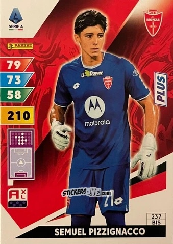 Sticker Semuel Pizzignacco - Calciatori 2024-2025. Adrenalyn XL
 n. 237bis - Panini