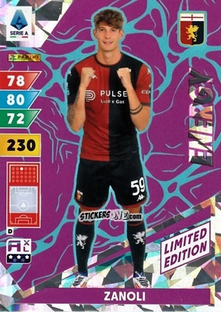 Sticker Alessandro Zanoli - Calciatori 2024-2025. Adrenalyn XL
 n. LEE-AZ - Panini