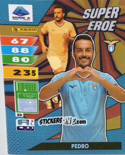 Figurina Pedro - Calciatori 2024-2025. Adrenalyn XL
 n. SE4 - Panini