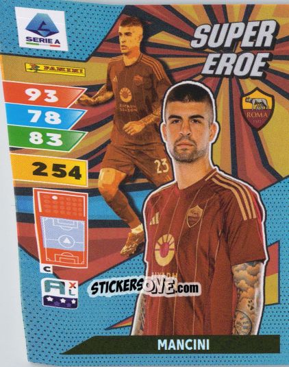 Sticker Gianluca Mancini - Calciatori 2024-2025. Adrenalyn XL
 n. SE8 - Panini