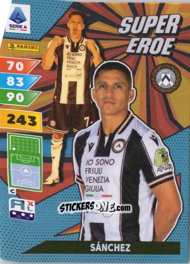 Figurina Alexis Sanchez - Calciatori 2024-2025. Adrenalyn XL
 n. SE9 - Panini
