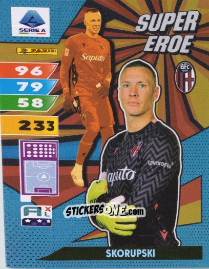 Figurina Łukasz Skorupski - Calciatori 2024-2025. Adrenalyn XL
 n. SE12 - Panini