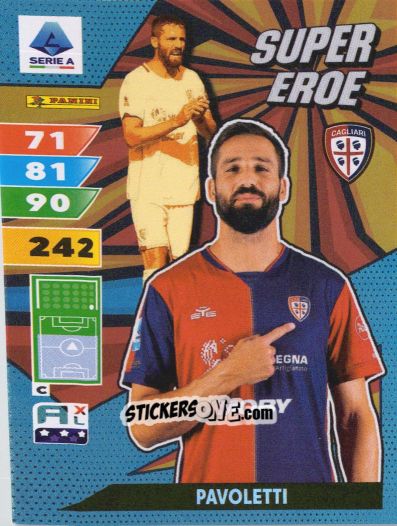 Cromo Leonardo Pavoletti - Calciatori 2024-2025. Adrenalyn XL
 n. SE13 - Panini