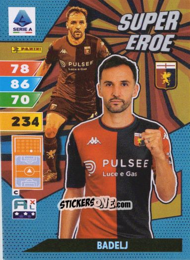 Sticker Milan Badelj - Calciatori 2024-2025. Adrenalyn XL
 n. SE14 - Panini
