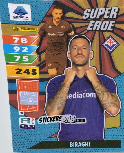 Cromo Cristiano Biraghi - Calciatori 2024-2025. Adrenalyn XL
 n. SE15 - Panini