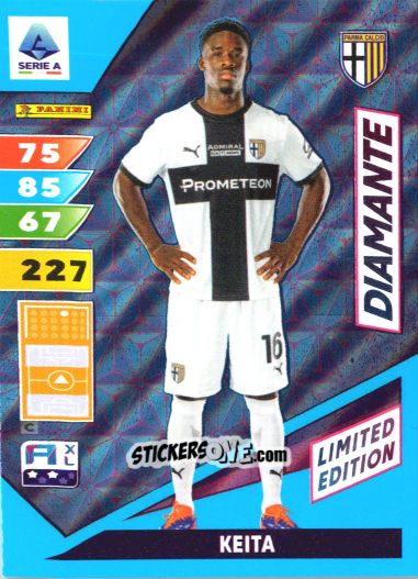 Sticker Mandela Keita - Calciatori 2024-2025. Adrenalyn XL
 n. LED-MK - Panini