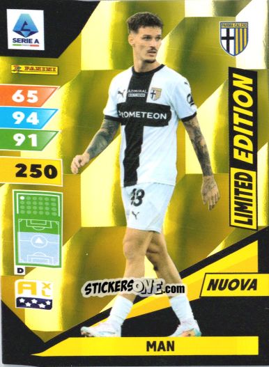 Sticker Dennis Man - Calciatori 2024-2025. Adrenalyn XL
 n. LE-DM - Panini