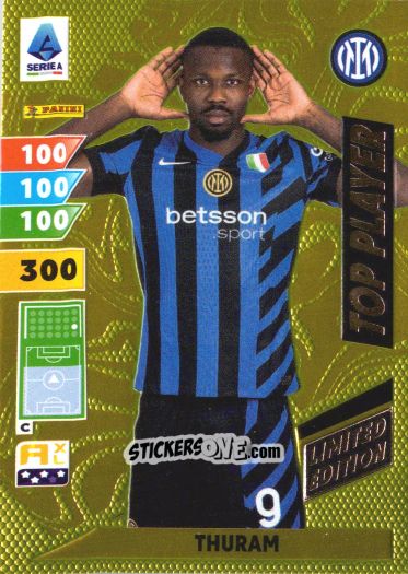 Figurina Marcus Thuram - Calciatori 2024-2025. Adrenalyn XL
 n. LETP-MT - Panini