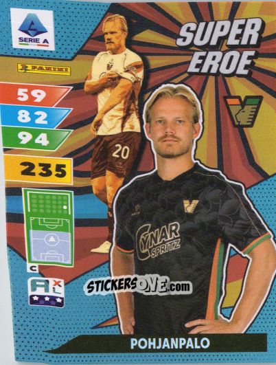 Sticker Joel Pohjanpalo - Calciatori 2024-2025. Adrenalyn XL
 n. SE1 - Panini