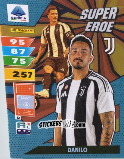 Figurina Danilo - Calciatori 2024-2025. Adrenalyn XL
 n. SE3 - Panini