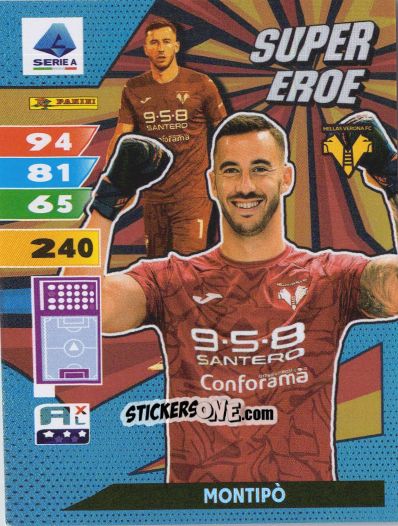 Sticker Montipò - Calciatori 2024-2025. Adrenalyn XL
 n. SE10 - Panini