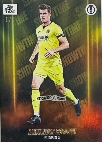Figurina Alexander Sorloth - UEFA Club Competitions Showtime 2023/24
 n. 1SH - Topps