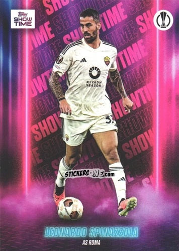 Cromo Leonardo Spinazzola - UEFA Club Competitions Showtime 2023/24
 n. 19SH - Topps