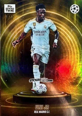 Figurina Vini Jr. - UEFA Club Competitions Showtime 2023/24
 n. 33 - Topps