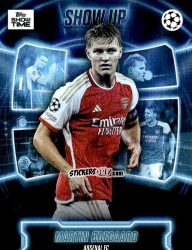 Figurina Martin Ødegaard - UEFA Club Competitions Showtime 2023/24
 n. 6SU - Topps