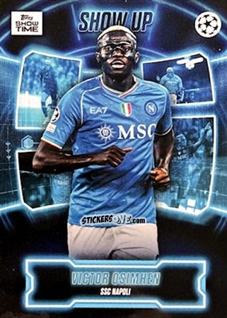 Sticker Victor Osimhen - UEFA Club Competitions Showtime 2023/24
 n. 7SU - Topps