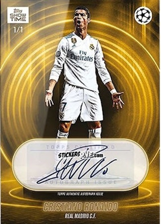 Figurina Cristiano Ronaldo - UEFA Club Competitions Showtime 2023/24
 n. 2AU - Topps