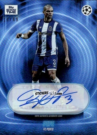 Figurina Pepe - UEFA Club Competitions Showtime 2023/24
 n. 23AU - Topps