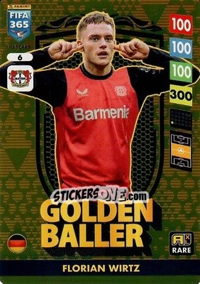 Cromo Florian Wirtz - FIFA 365: 2024-2025. Adrenalyn XL
 n. 6 - Panini